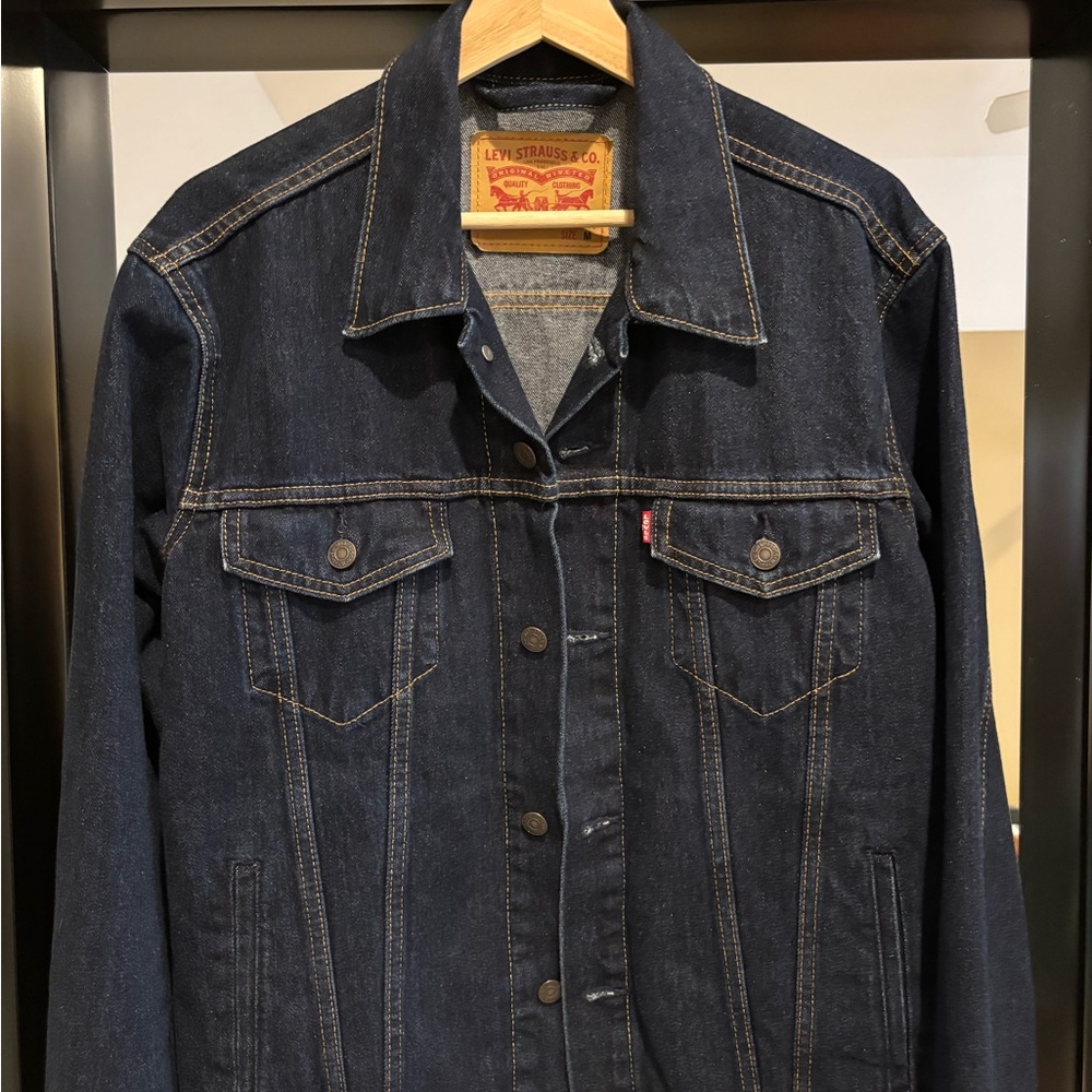 Levi's Dark Denim Jacket Men M